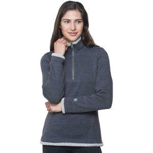Kuhl Womens Alska Half Zip Fleece Pullover Size XS Dark Gray Style #4210